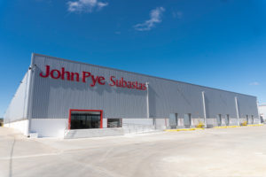 wide shot of the John Pye Subastas, Zaragoza site